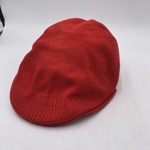 Epoch Tropic Ventair Hat Cap Red Size Large Cabbie Newsboy Golf Caddy Cleaned